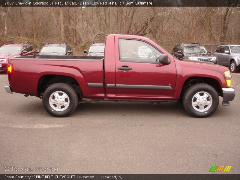 Deep Ruby Red Metallic / Light Cashmere 2007 Chevrolet Colorado LT Regular Cab