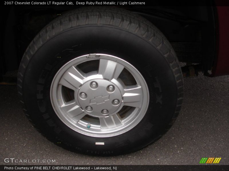 Deep Ruby Red Metallic / Light Cashmere 2007 Chevrolet Colorado LT Regular Cab