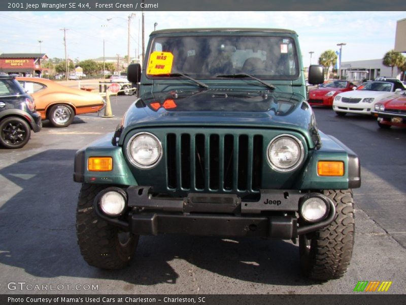 Forest Green / Camel 2001 Jeep Wrangler SE 4x4