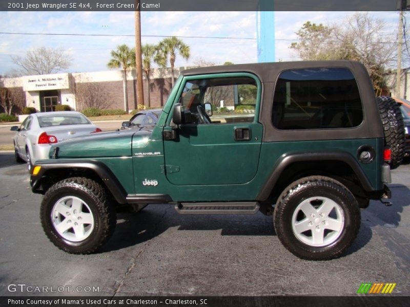 Forest Green / Camel 2001 Jeep Wrangler SE 4x4