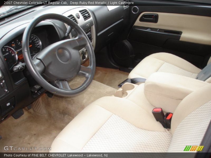 Deep Ruby Red Metallic / Light Cashmere 2007 Chevrolet Colorado LT Regular Cab