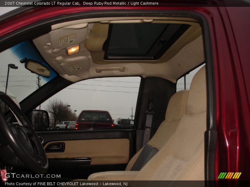 Deep Ruby Red Metallic / Light Cashmere 2007 Chevrolet Colorado LT Regular Cab