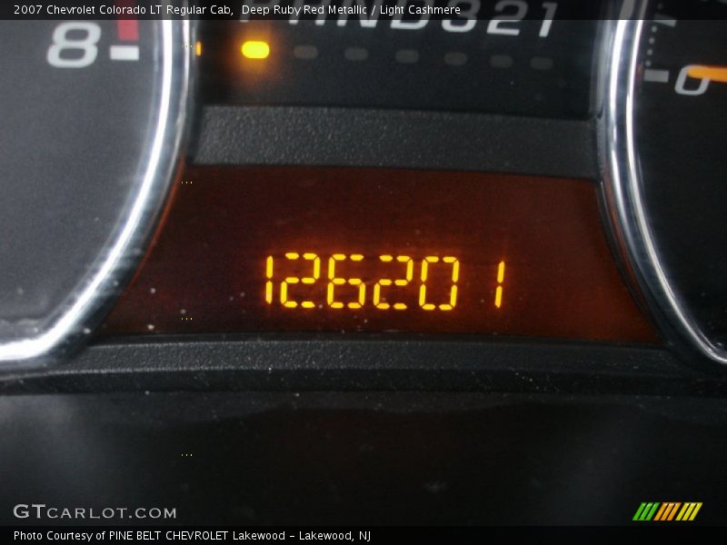 Deep Ruby Red Metallic / Light Cashmere 2007 Chevrolet Colorado LT Regular Cab