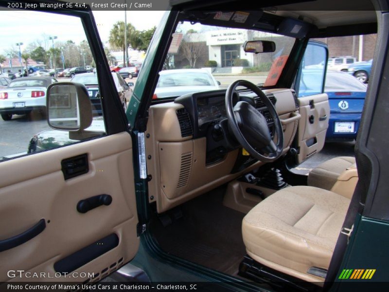 Forest Green / Camel 2001 Jeep Wrangler SE 4x4