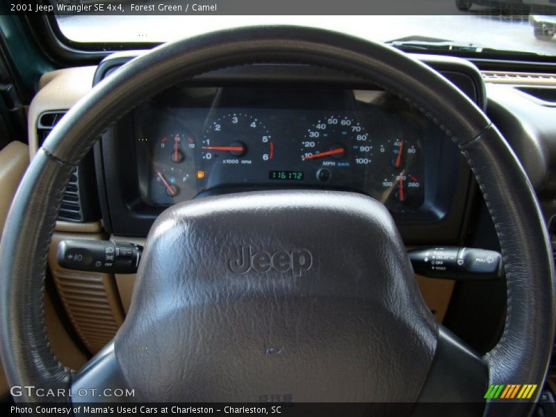Forest Green / Camel 2001 Jeep Wrangler SE 4x4