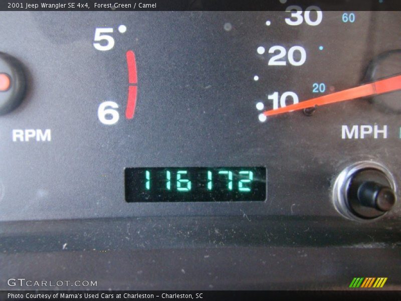 Forest Green / Camel 2001 Jeep Wrangler SE 4x4