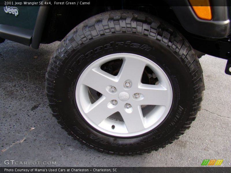 Forest Green / Camel 2001 Jeep Wrangler SE 4x4