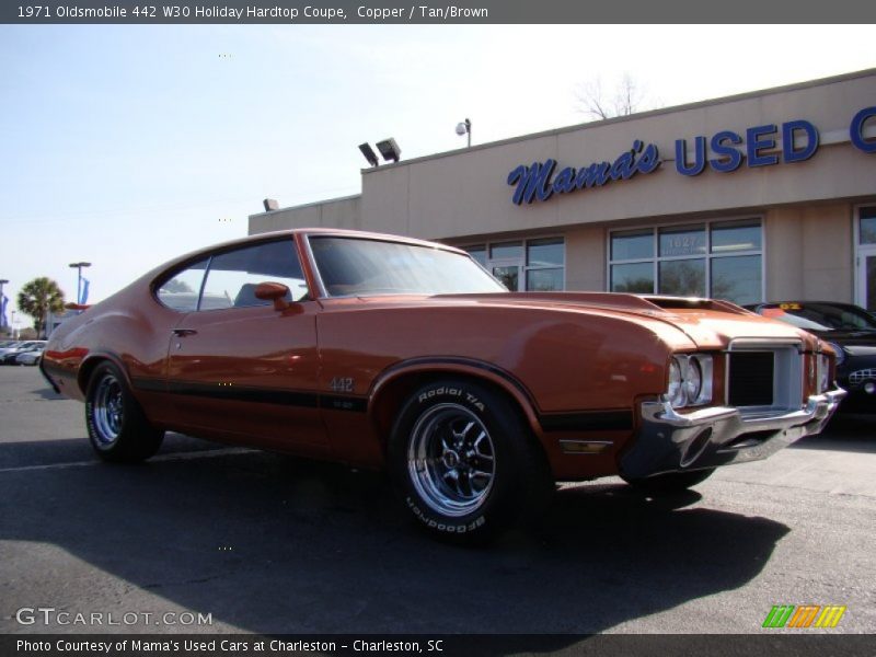 Copper / Tan/Brown 1971 Oldsmobile 442 W30 Holiday Hardtop Coupe