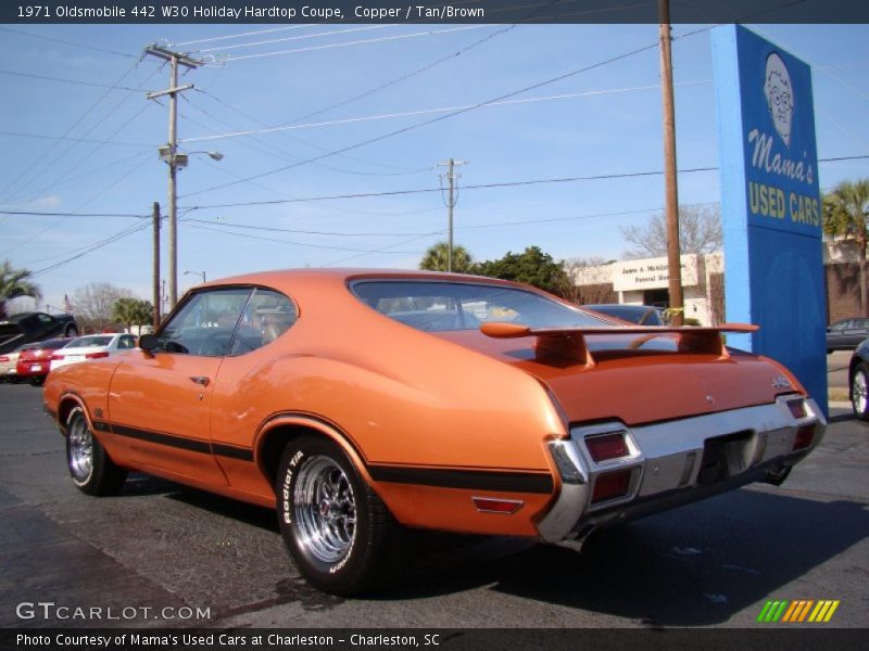 Copper / Tan/Brown 1971 Oldsmobile 442 W30 Holiday Hardtop Coupe