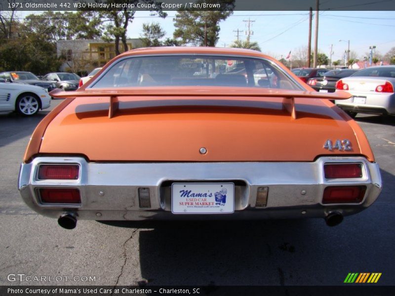 Copper / Tan/Brown 1971 Oldsmobile 442 W30 Holiday Hardtop Coupe