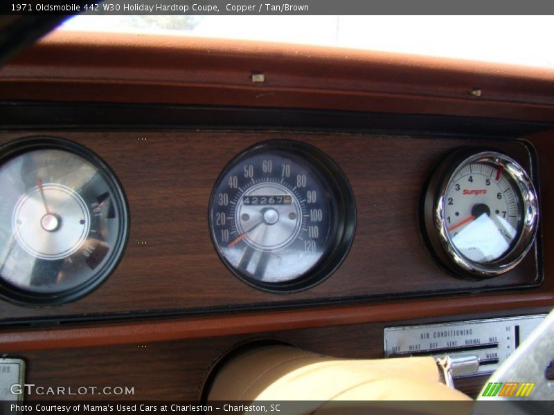  1971 442 W30 Holiday Hardtop Coupe W30 Holiday Hardtop Coupe Gauges