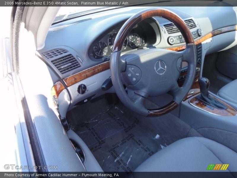 Platinum Blue Metallic / Ash 2006 Mercedes-Benz E 350 4Matic Sedan