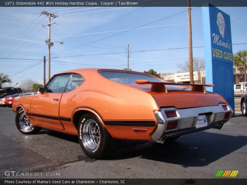 Copper / Tan/Brown 1971 Oldsmobile 442 W30 Holiday Hardtop Coupe