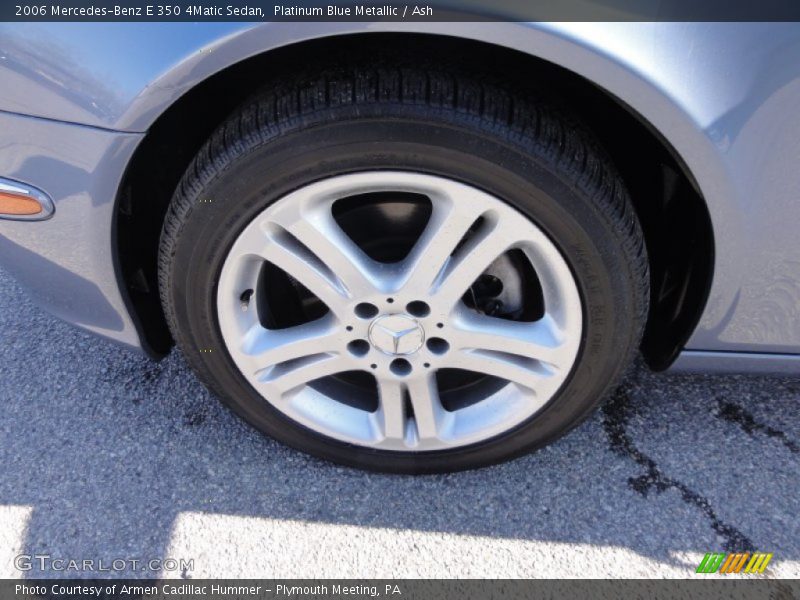 Platinum Blue Metallic / Ash 2006 Mercedes-Benz E 350 4Matic Sedan