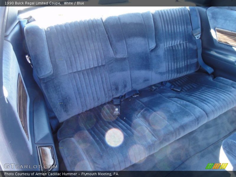  1990 Regal Limited Coupe Blue Interior