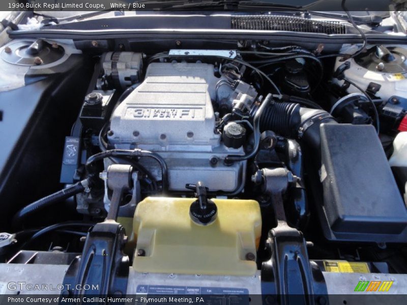  1990 Regal Limited Coupe Engine - 3.8 Liter OHV 12-Valve V6
