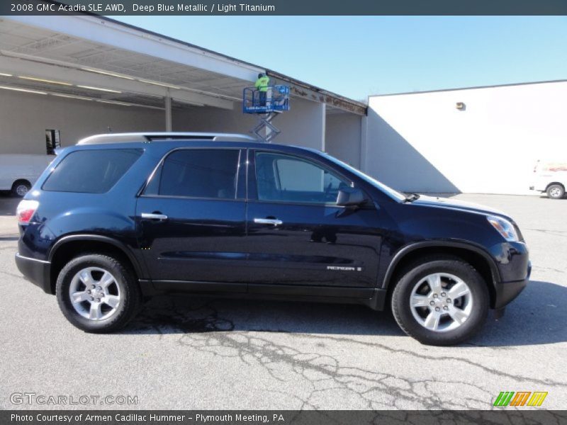 Deep Blue Metallic / Light Titanium 2008 GMC Acadia SLE AWD