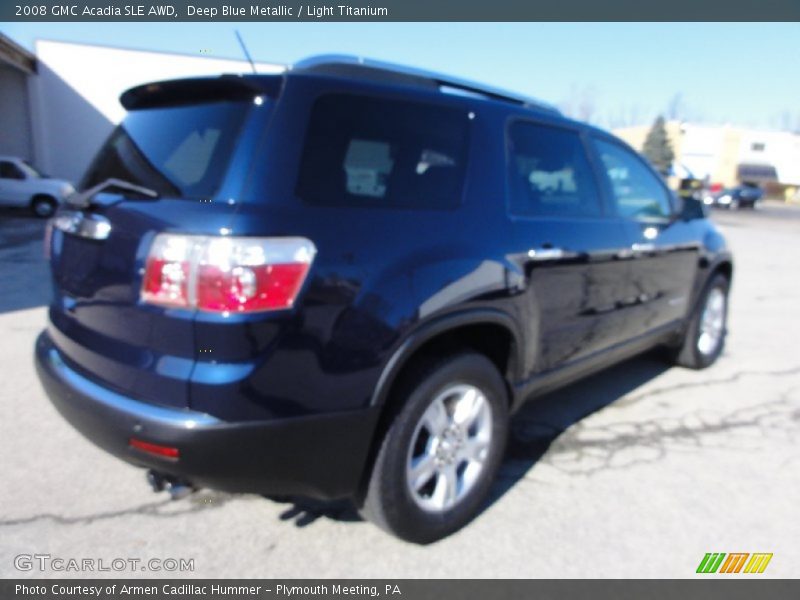 Deep Blue Metallic / Light Titanium 2008 GMC Acadia SLE AWD