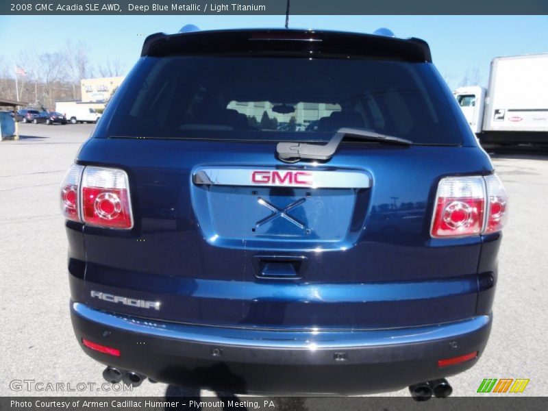 Deep Blue Metallic / Light Titanium 2008 GMC Acadia SLE AWD