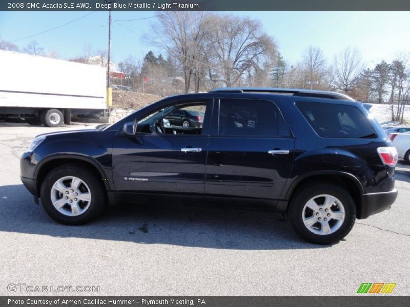 Deep Blue Metallic / Light Titanium 2008 GMC Acadia SLE AWD
