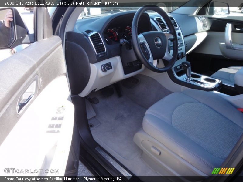 Deep Blue Metallic / Light Titanium 2008 GMC Acadia SLE AWD