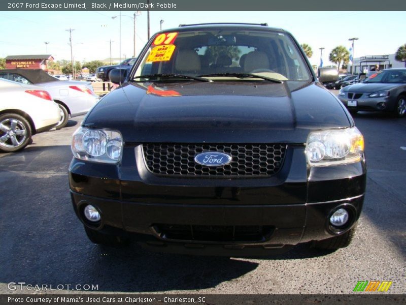Black / Medium/Dark Pebble 2007 Ford Escape Limited