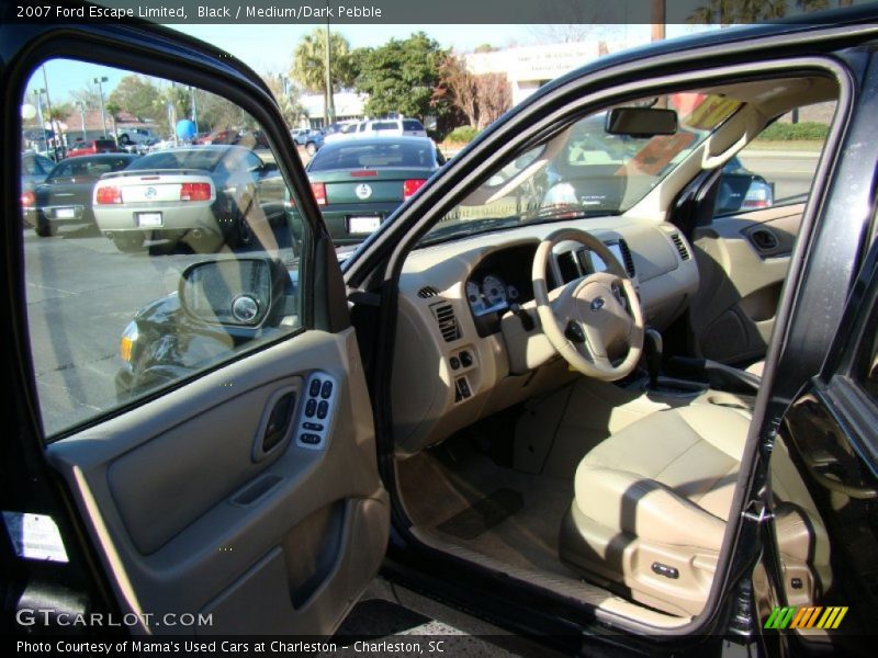 Black / Medium/Dark Pebble 2007 Ford Escape Limited
