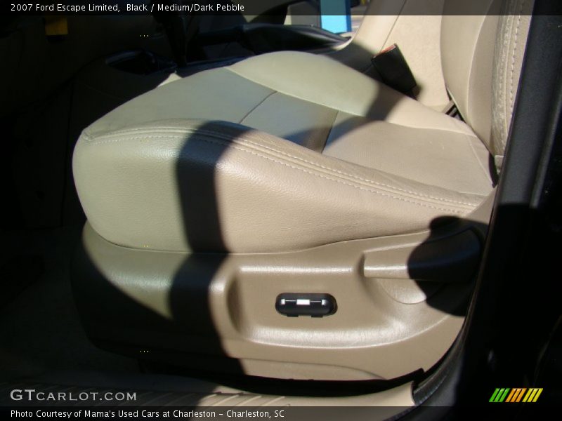 Black / Medium/Dark Pebble 2007 Ford Escape Limited