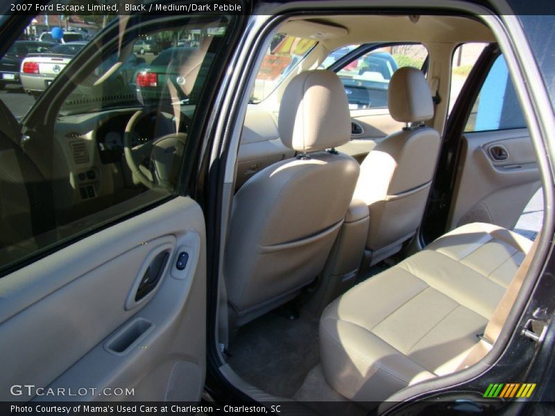 Black / Medium/Dark Pebble 2007 Ford Escape Limited