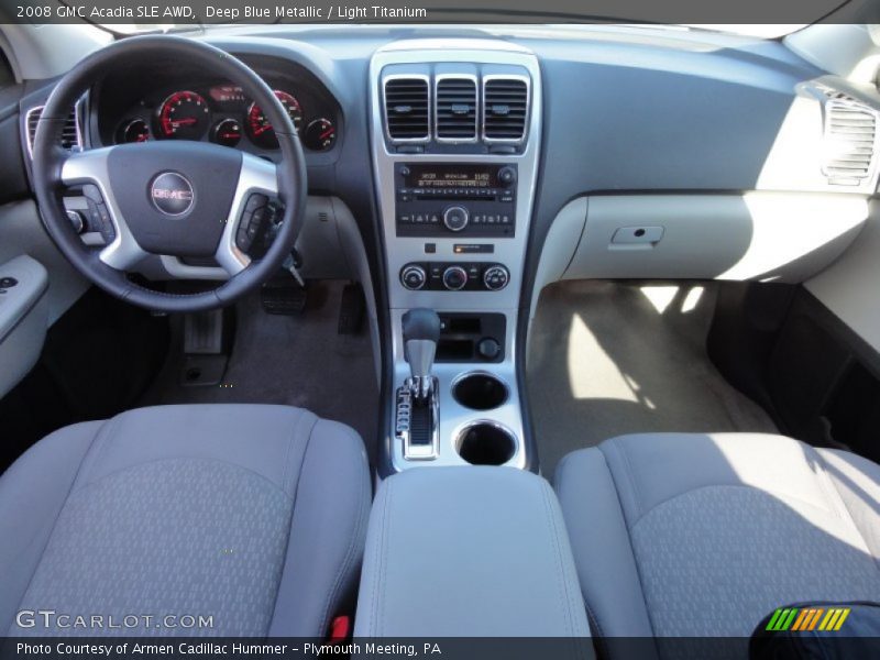 Deep Blue Metallic / Light Titanium 2008 GMC Acadia SLE AWD