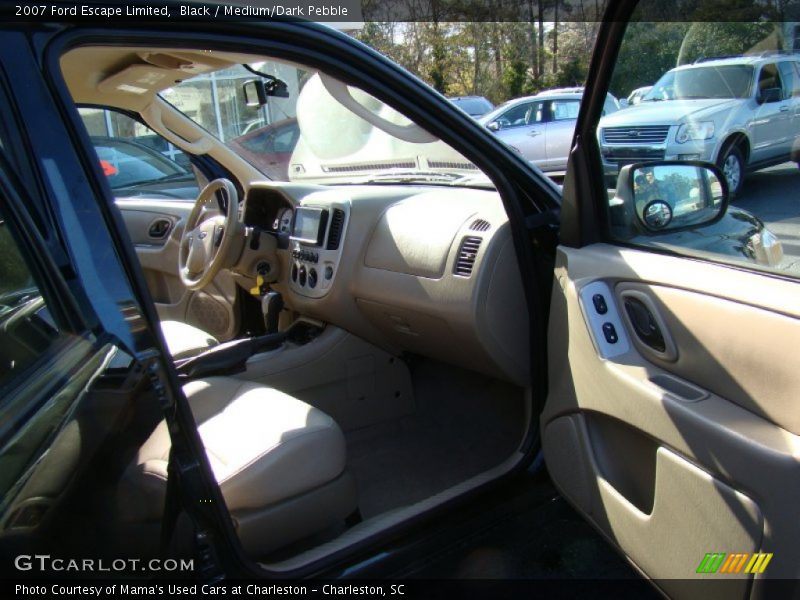 Black / Medium/Dark Pebble 2007 Ford Escape Limited