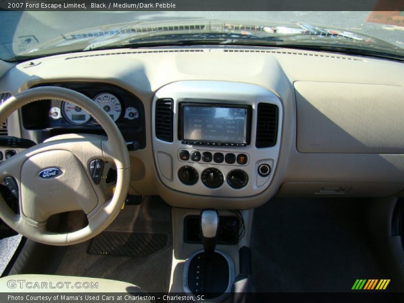 Black / Medium/Dark Pebble 2007 Ford Escape Limited