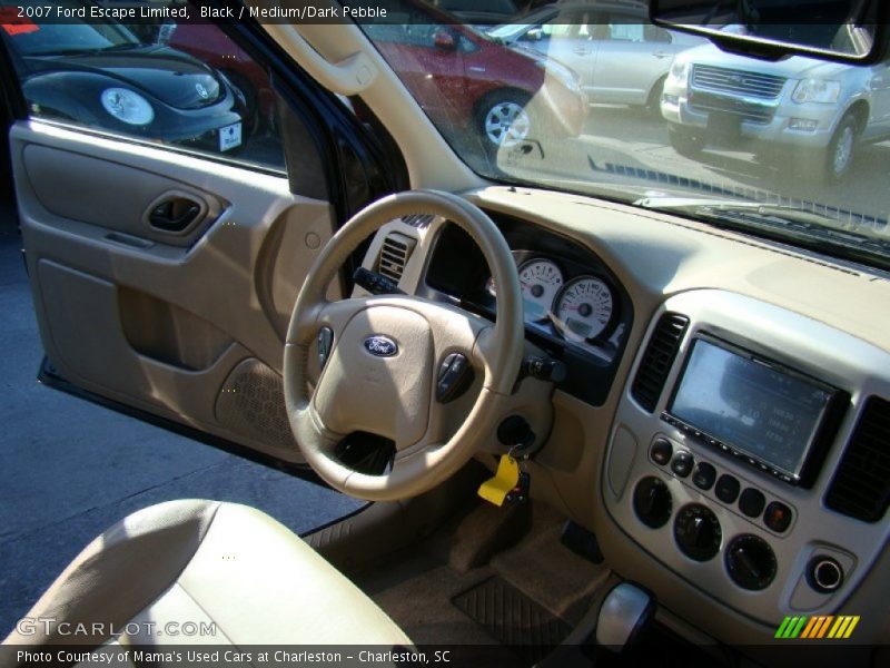 Black / Medium/Dark Pebble 2007 Ford Escape Limited