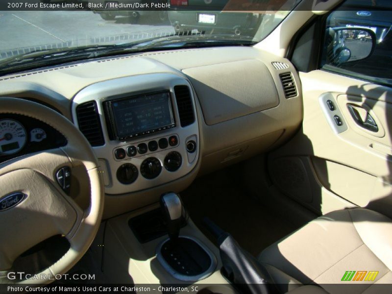 Black / Medium/Dark Pebble 2007 Ford Escape Limited
