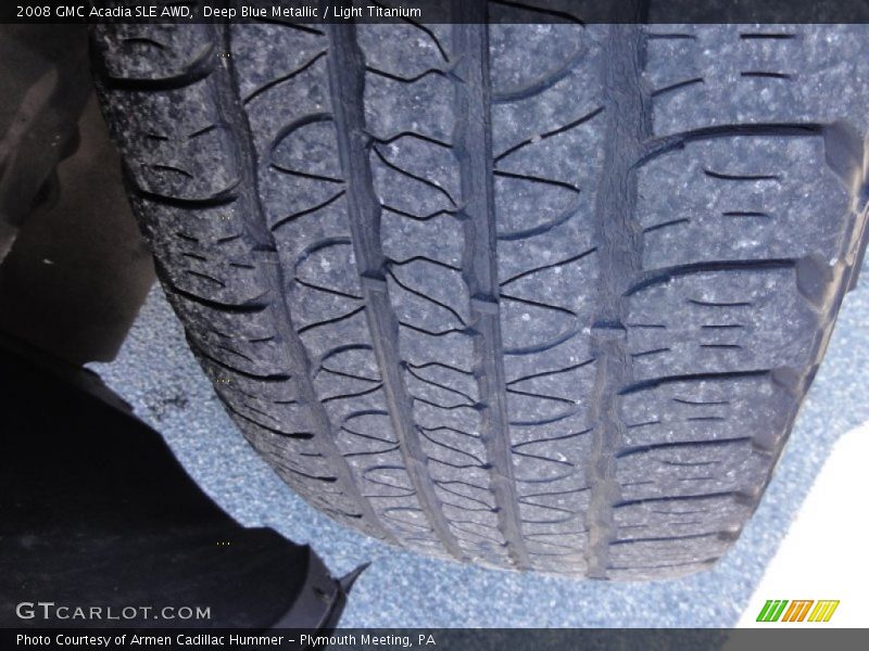 Deep Blue Metallic / Light Titanium 2008 GMC Acadia SLE AWD