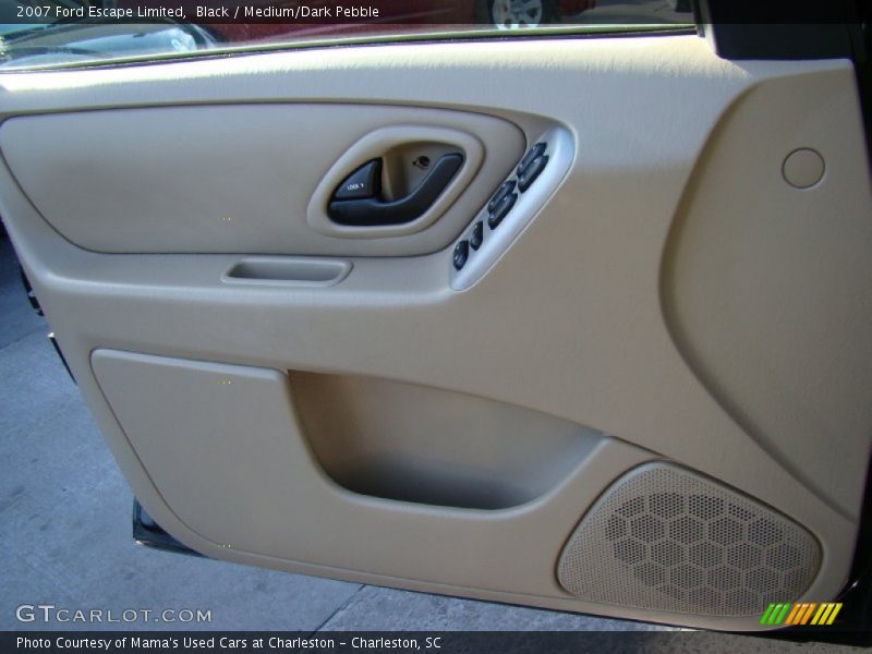 Black / Medium/Dark Pebble 2007 Ford Escape Limited