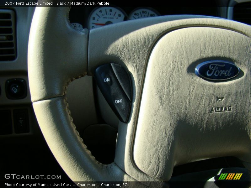 Black / Medium/Dark Pebble 2007 Ford Escape Limited