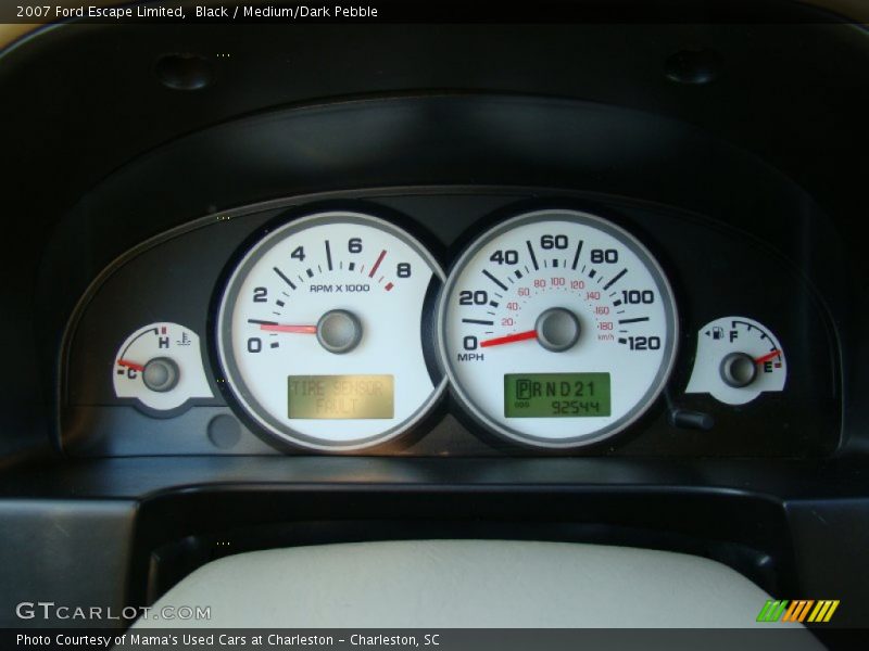  2007 Escape Limited Limited Gauges