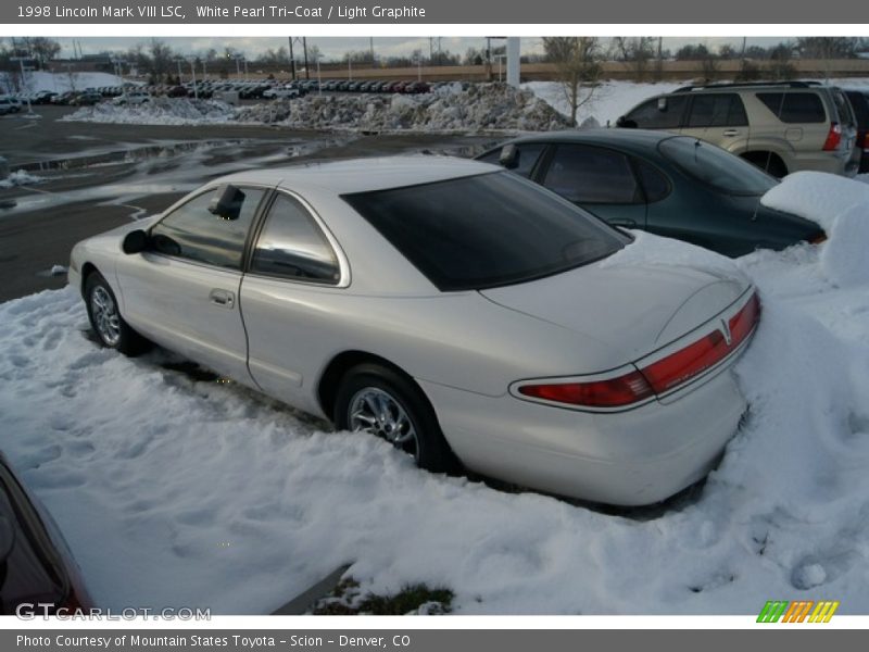 White Pearl Tri-Coat / Light Graphite 1998 Lincoln Mark VIII LSC