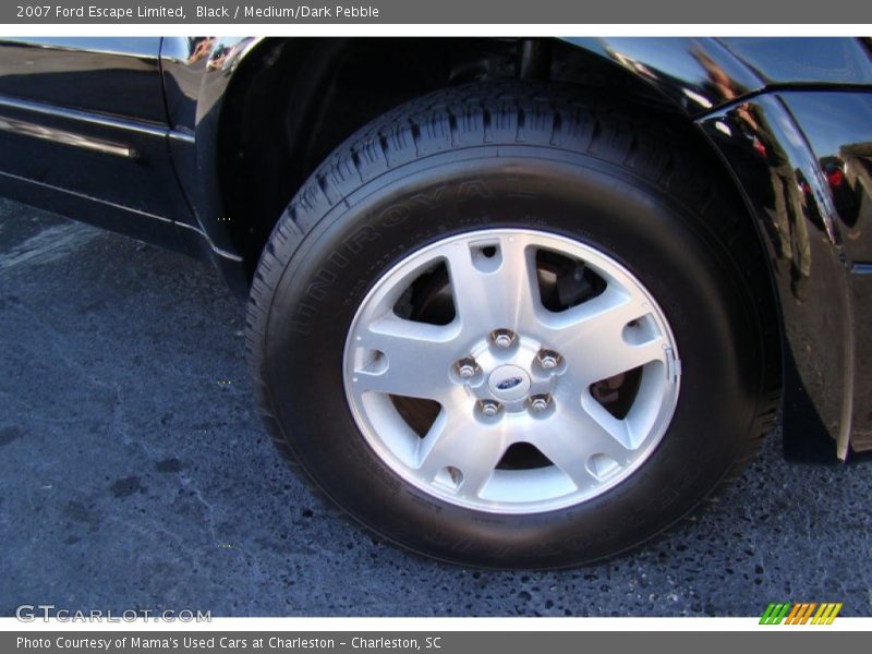 Black / Medium/Dark Pebble 2007 Ford Escape Limited