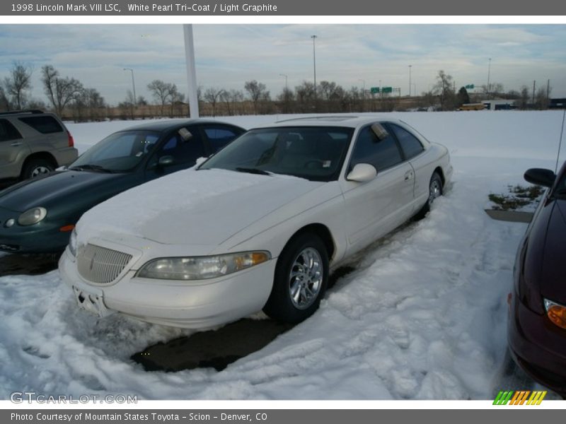 White Pearl Tri-Coat / Light Graphite 1998 Lincoln Mark VIII LSC