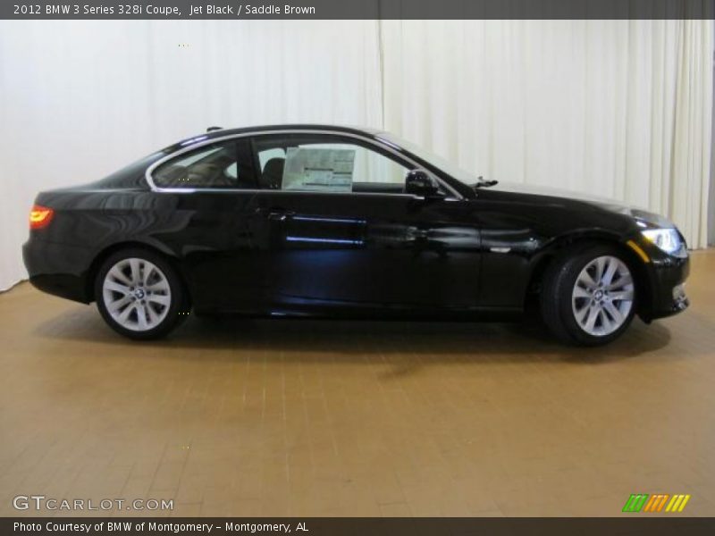 Jet Black / Saddle Brown 2012 BMW 3 Series 328i Coupe