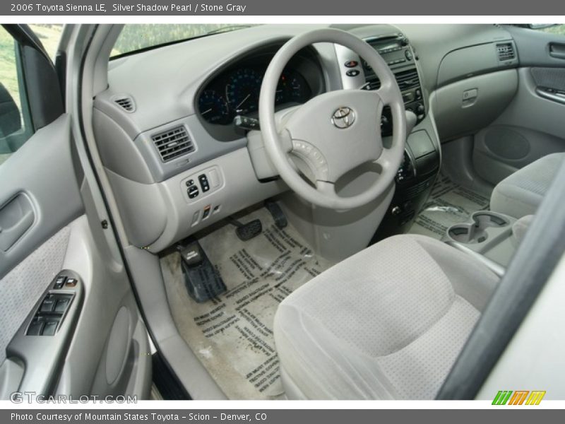 Silver Shadow Pearl / Stone Gray 2006 Toyota Sienna LE