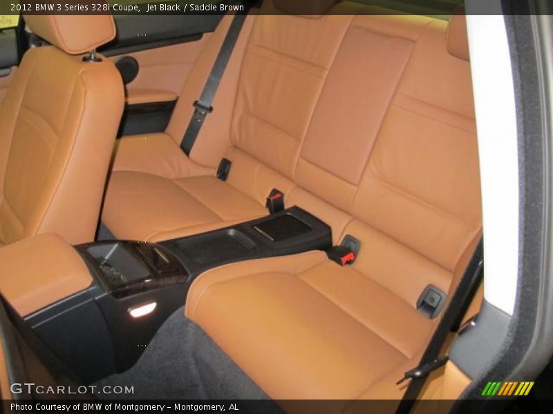 Jet Black / Saddle Brown 2012 BMW 3 Series 328i Coupe