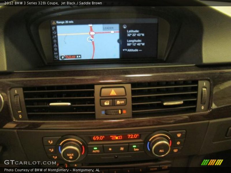 Jet Black / Saddle Brown 2012 BMW 3 Series 328i Coupe