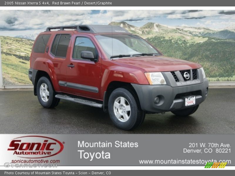 Red Brawn Pearl / Desert/Graphite 2005 Nissan Xterra S 4x4
