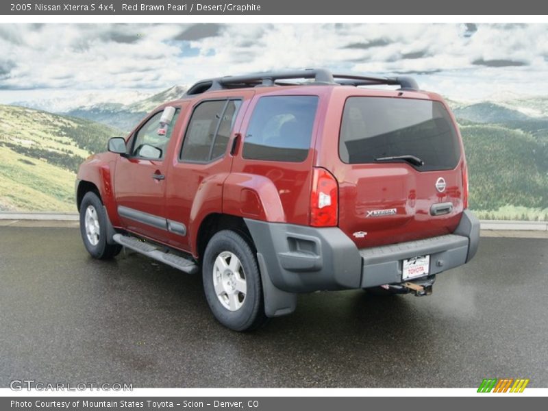 Red Brawn Pearl / Desert/Graphite 2005 Nissan Xterra S 4x4
