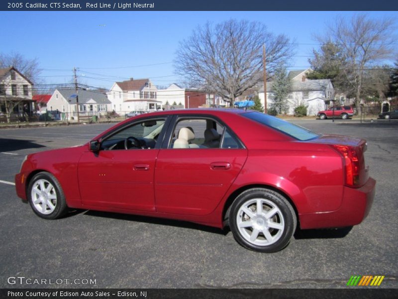 Red Line / Light Neutral 2005 Cadillac CTS Sedan