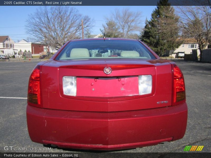 Red Line / Light Neutral 2005 Cadillac CTS Sedan