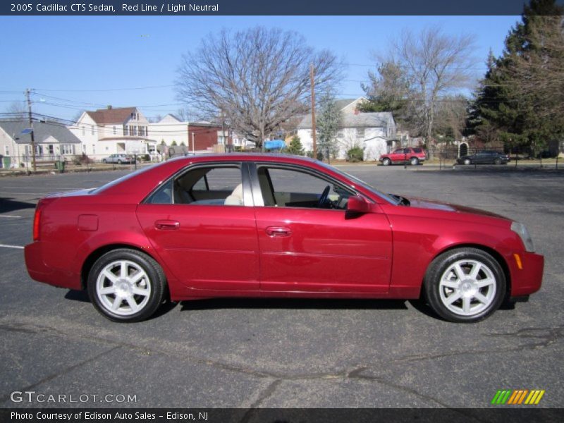 Red Line / Light Neutral 2005 Cadillac CTS Sedan